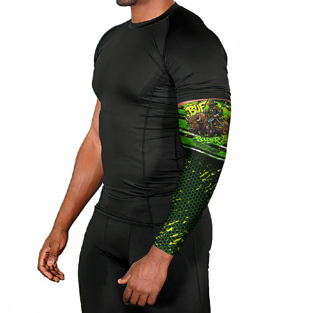 Buffalo Soldiers 10th Cavalry Regiment Arm Sleeves Graffiti Urban Streetwear Style Graphic Art