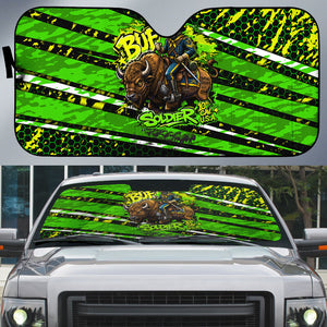 Buffalo Soldiers 10th Cavalry Regiment Auto Sun Shade Graffiti Urban Streetwear Style Graphic Art