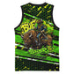 Buffalo Soldiers 10th Cavalry Regiment Basketball Jersey Graffiti Urban Streetwear Style Graphic Art