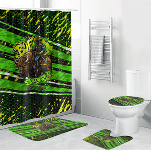 Buffalo Soldiers 10th Cavalry Regiment Bathroom Set Graffiti Urban Streetwear Style Graphic Art