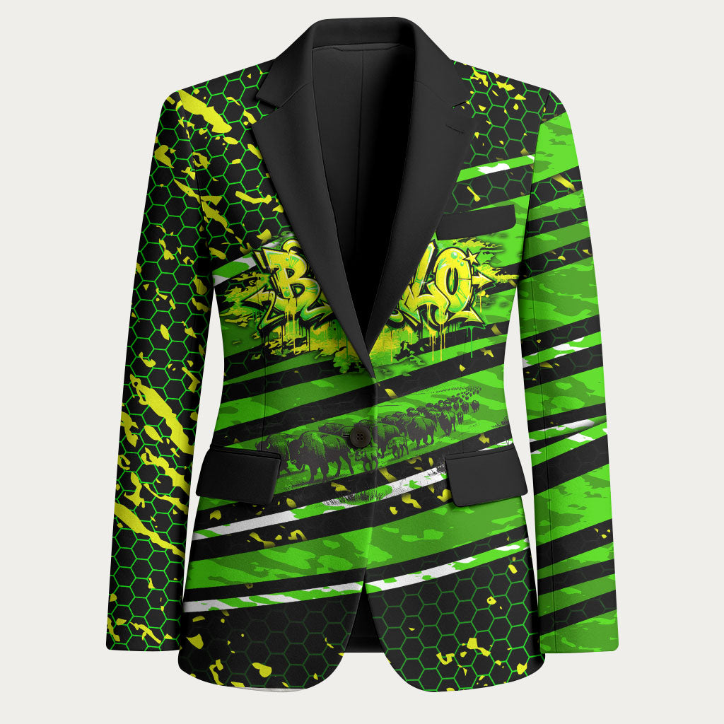 Buffalo Soldiers 10th Cavalry Regiment Blazer Graffiti Urban Streetwear Style Graphic Art