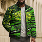 Buffalo Soldiers 10th Cavalry Regiment Bomber Puffer Jacket Graffiti Urban Streetwear Style Graphic Art