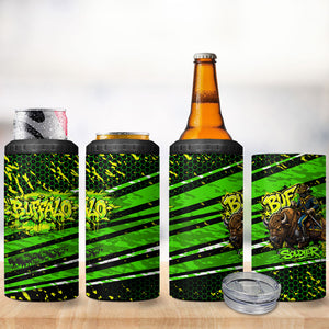 Buffalo Soldiers 10th Cavalry Regiment 4 in 1 Can Cooler Tumbler Graffiti Urban Streetwear Style Graphic Art
