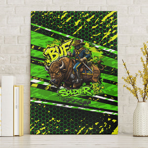 Buffalo Soldiers 10th Cavalry Regiment Canvas Wall Art Graffiti Urban Streetwear Style Graphic Art