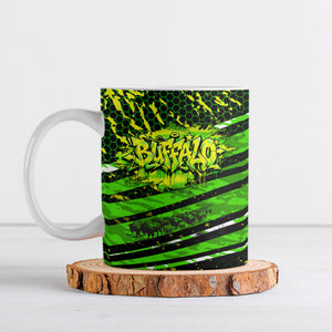 Buffalo Soldiers 10th Cavalry Regiment Ceramic Mug Graffiti Urban Streetwear Style Graphic Art