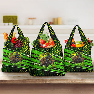 Buffalo Soldiers 10th Cavalry Regiment Grocery Bag Graffiti Urban Streetwear Style Graphic Art