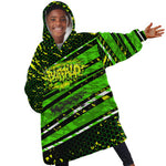 Buffalo Soldiers 10th Cavalry Regiment Kid Wearable Blanket Hoodie Graffiti Urban Streetwear Style Graphic Art