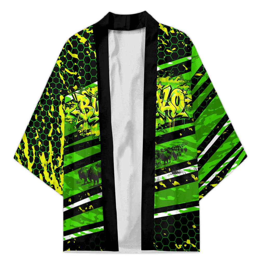 Buffalo Soldiers 10th Cavalry Regiment Kimono Graffiti Urban Streetwear Style Graphic Art