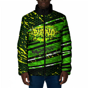 Buffalo Soldiers 10th Cavalry Regiment Padded Jacket Graffiti Urban Streetwear Style Graphic Art