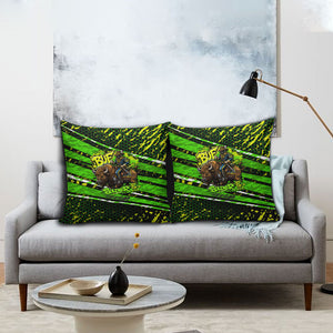 Buffalo Soldiers 10th Cavalry Regiment Pillow Cover Graffiti Urban Streetwear Style Graphic Art