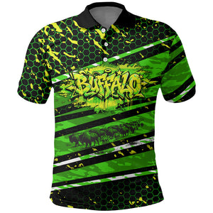 Buffalo Soldiers 10th Cavalry Regiment Polo Shirt Graffiti Urban Streetwear Style Graphic Art
