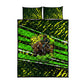 Buffalo Soldiers 10th Cavalry Regiment Quilt Bed Set Graffiti Urban Streetwear Style Graphic Art