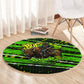 Buffalo Soldiers 10th Cavalry Regiment Round Carpet Graffiti Urban Streetwear Style Graphic Art