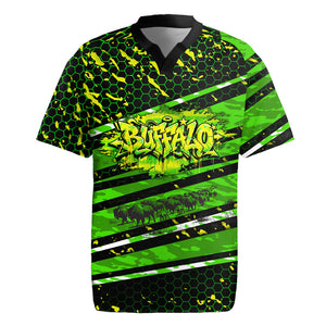 Buffalo Soldiers 10th Cavalry Regiment Rugby Jersey Graffiti Urban Streetwear Style Graphic Art