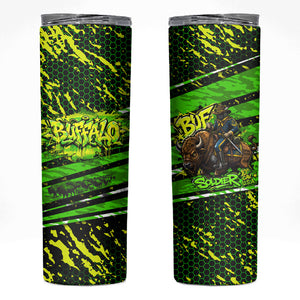 Buffalo Soldiers 10th Cavalry Regiment Skinny Tumbler Graffiti Urban Streetwear Style Graphic Art