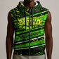 Buffalo Soldiers 10th Cavalry Regiment Sleeveless Zip Hoodie Graffiti Urban Streetwear Style Graphic Art