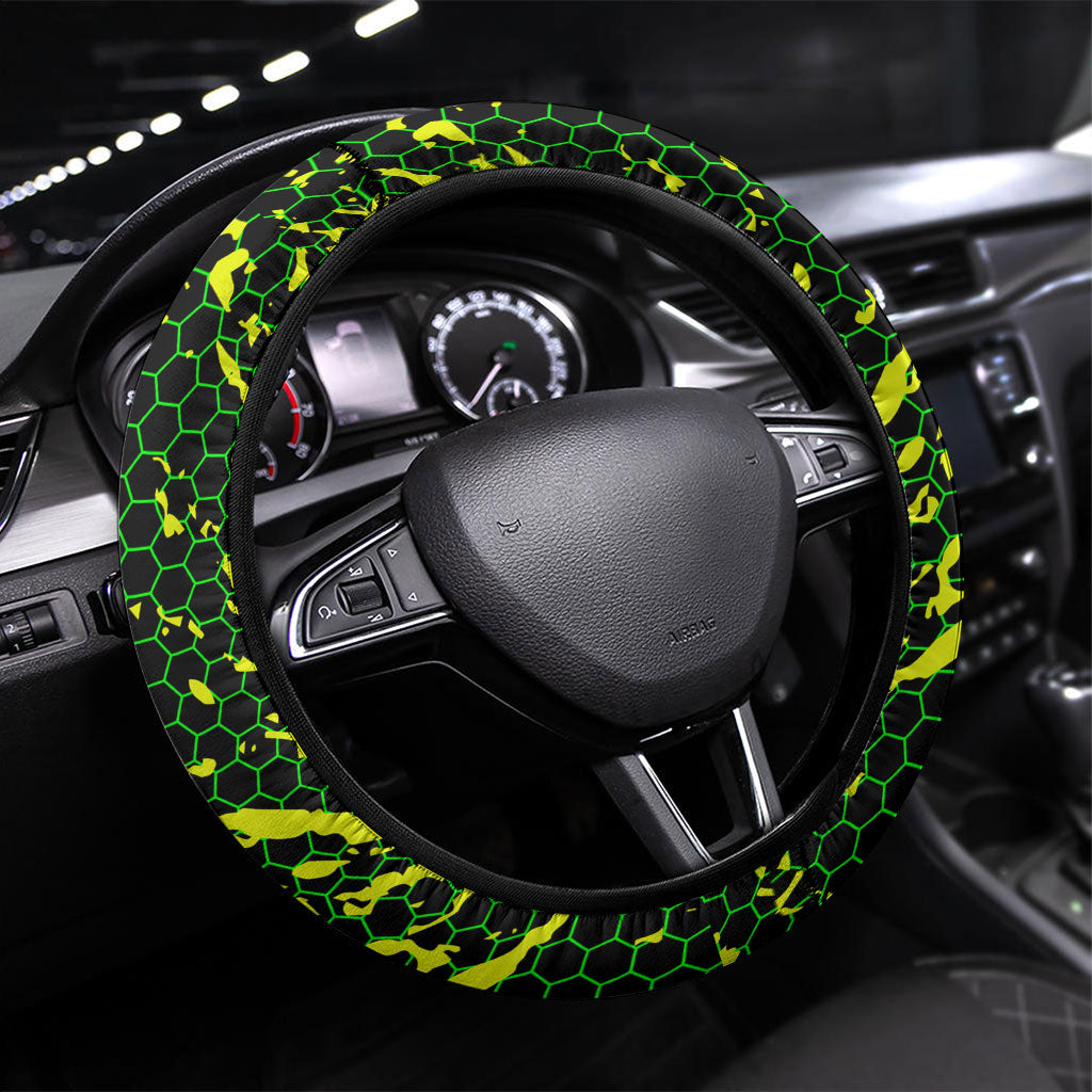 Buffalo Soldiers 10th Cavalry Regiment Steering Wheel Cover Graffiti Urban Streetwear Style Graphic Art