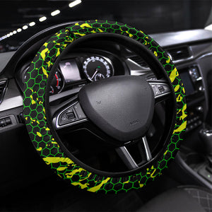 Buffalo Soldiers 10th Cavalry Regiment Steering Wheel Cover Graffiti Urban Streetwear Style Graphic Art