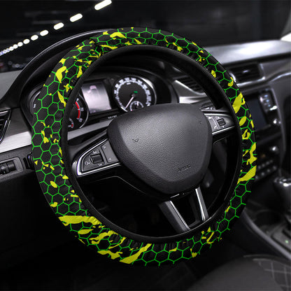 Buffalo Soldiers 10th Cavalry Regiment Steering Wheel Cover Graffiti Urban Streetwear Style Graphic Art