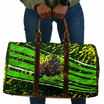 Buffalo Soldiers 10th Cavalry Regiment Travel Bag Graffiti Urban Streetwear Style Graphic Art