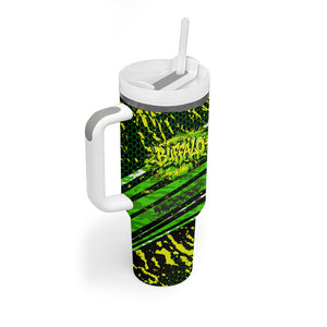 Buffalo Soldiers 10th Cavalry Regiment Tumbler With Handle Graffiti Urban Streetwear Style Graphic Art
