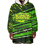 Buffalo Soldiers 10th Cavalry Regiment Wearable Blanket Hoodie Graffiti Urban Streetwear Style Graphic Art