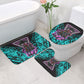 Buffalo Soldiers 9th Cavalry Regiment Bathroom Set Cyberpunk Synthwave Neon Futuristic Graphic Art