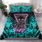 Buffalo Soldiers 9th Cavalry Regiment Bedding Set Cyberpunk Synthwave Neon Futuristic Graphic Art