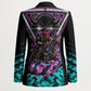 Buffalo Soldiers 9th Cavalry Regiment Blazer Cyberpunk Synthwave Neon Futuristic Graphic Art
