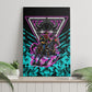 Buffalo Soldiers 9th Cavalry Regiment Canvas Wall Art Cyberpunk Synthwave Neon Futuristic Graphic Art