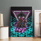 Buffalo Soldiers 9th Cavalry Regiment Canvas Wall Art Cyberpunk Synthwave Neon Futuristic Graphic Art