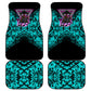 Buffalo Soldiers 9th Cavalry Regiment Car Mats Cyberpunk Synthwave Neon Futuristic Graphic Art