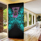 Buffalo Soldiers 9th Cavalry Regiment Door Cover Cyberpunk Synthwave Neon Futuristic Graphic Art