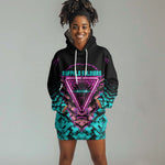 Buffalo Soldiers 9th Cavalry Regiment Hoodie Dress Cyberpunk Synthwave Neon Futuristic Graphic Art
