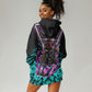 Buffalo Soldiers 9th Cavalry Regiment Hoodie Dress Cyberpunk Synthwave Neon Futuristic Graphic Art