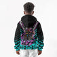 Buffalo Soldiers 9th Cavalry Regiment Kid Hoodie Cyberpunk Synthwave Neon Futuristic Graphic Art