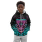 Buffalo Soldiers 9th Cavalry Regiment Kid Hoodie Cyberpunk Synthwave Neon Futuristic Graphic Art