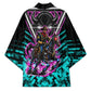 Buffalo Soldiers 9th Cavalry Regiment Kimono Cyberpunk Synthwave Neon Futuristic Graphic Art