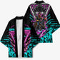 Buffalo Soldiers 9th Cavalry Regiment Kimono Cyberpunk Synthwave Neon Futuristic Graphic Art