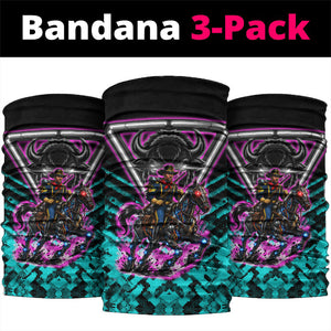Buffalo Soldiers 9th Cavalry Regiment Neck Gaiter Cyberpunk Synthwave Neon Futuristic Graphic Art
