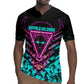 Buffalo Soldiers 9th Cavalry Regiment Rugby Jersey Cyberpunk Synthwave Neon Futuristic Graphic Art