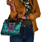 Buffalo Soldiers 9th Cavalry Regiment Shoulder Handbag Cyberpunk Synthwave Neon Futuristic Graphic Art