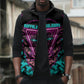 Buffalo Soldiers 9th Cavalry Regiment Sleeveless Puffer Jacket Cyberpunk Synthwave Neon Futuristic Graphic Art