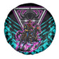Buffalo Soldiers 9th Cavalry Regiment Spare Tire Cover Cyberpunk Synthwave Neon Futuristic Graphic Art