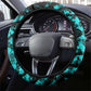 Buffalo Soldiers 9th Cavalry Regiment Steering Wheel Cover Cyberpunk Synthwave Neon Futuristic Graphic Art