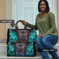 Buffalo Soldiers 9th Cavalry Regiment Travel Bag Cyberpunk Synthwave Neon Futuristic Graphic Art