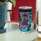 Buffalo Soldiers 9th Cavalry Regiment Tumbler Cup Cyberpunk Synthwave Neon Futuristic Graphic Art