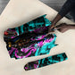 Buffalo Soldiers 9th Cavalry Regiment Umbrella Cyberpunk Synthwave Neon Futuristic Graphic Art