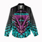 Buffalo Soldiers 9th Cavalry Regiment Women Casual Shirt Cyberpunk Synthwave Neon Futuristic Graphic Art