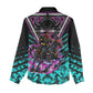 Buffalo Soldiers 9th Cavalry Regiment Women Casual Shirt Cyberpunk Synthwave Neon Futuristic Graphic Art